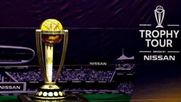 FILE PHOTO: The International Cricket Council (ICC) Cricket World Cup 2019 Trophy, is seen during its tour at the National Stadium in Karachi, Pakistan October 7, 2018(REUTERS) FILE PHOTO: The International Cricket Council (ICC) Cricket World Cup 2019 Trophy, is seen during its tour at the National Stadium in Karachi, Pakistan October 7, 2018(REUTERS)