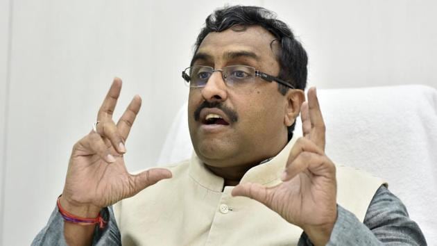 Ram Madhav, Bharatiya Janata Party (BJP) general secretary. (Saumya Khandelwal/HT PHOTO) Ram Madhav, Bharatiya Janata Party (BJP) general secretary. (Saumya Khandelwal/HT PHOTO)