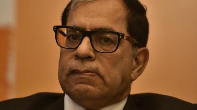 Justice AK Sikri, who reached the Supreme Court later than usual on Thursday, quipped that he came to work despite being unwell because “people make all kinds of assumptions” these days. (Anushree Fadnavis/HT File Photo)