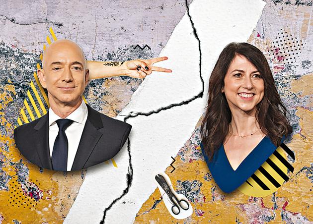 After 25 years of “loving exploration”, Jeff Bezos and his wife are divorcing each other(Photo imaging: Parth Garg)