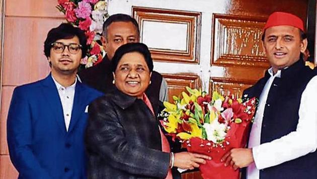 Akash accompanied Mayawati and met senior leaders and other party leaders, including Akhilesh Yadav, on her birthday (File) Akash accompanied Mayawati and met senior leaders and other party leaders, including Akhilesh Yadav, on her birthday (File)