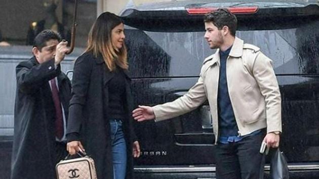 Priyanka Chopra and Nick Jonas are at home in LA.