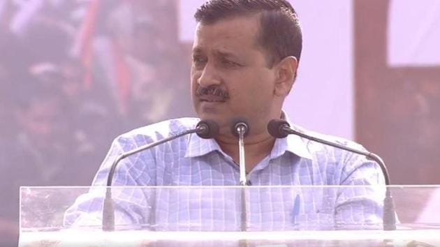 Delhi chief minister Arvind Kejriwal today said the country would disintegrate if the BJP returned to power in the next general elections and called for overthrowing the saffron party.(All India Trinamool Congress/Twitter)