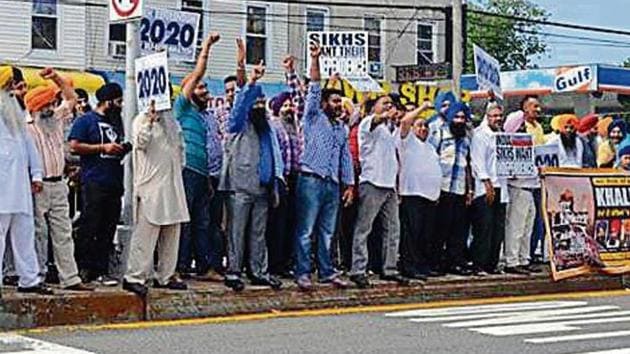 Canada’s denial of a visa to a UK-based interlocutor has stalled backchannel talks between India and one-time proponents of Khalistan. (HT Photo) Canada’s denial of a visa to a UK-based interlocutor has stalled backchannel talks between India and one-time proponents of Khalistan. (HT Photo)