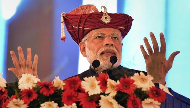 “How’s the josh,” the PM asked the audience “Uri” style as he inaugurated India’s first National Museum of Indian Cinema (NMIC) in Mumbai.(PTI)