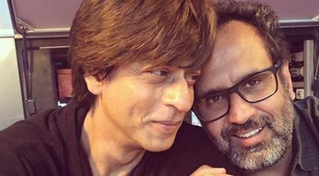 Shah Rukh Khan with Zero director Aanand L Rai.