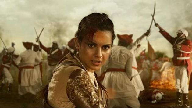 Kangana Ranaut in Manikarnika: The Queen of Jhansi.