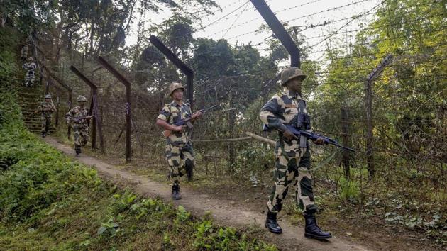 As many as 31 Rohingya were stranded between the border fence and the International Border with Bangladesh in Tripura for the last 48 hours, the Border Security Force officials said on Sunday.(PTI File Photo) As many as 31 Rohingya were stranded between the border fence and the International Border with Bangladesh in Tripura for the last 48 hours, the Border Security Force officials said on Sunday.(PTI File Photo)