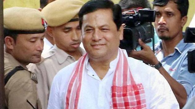 Majuli: BJP's Chief Ministerial candidate Sarbananda Sonowal after winning Assembly election in Majuli, Assam on Thursday. PTI Photo (PTI5_19_2016_000243B)(PTI)
