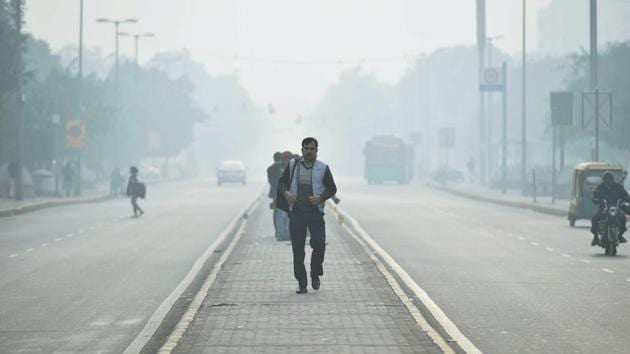 A view of a street in New Delhi on January 20. (PTI Photo) A view of a street in New Delhi on January 20. (PTI Photo)
