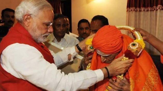 Soon after the Shivakumara Swami’s death, Prime Minister Narendra Modi tweeted that the Swami had lived for the people, especially the poor and vulnerable and expressed his prayers and solidarity with the seer’s devotees around the world.(Twitter/ @narendramodi)