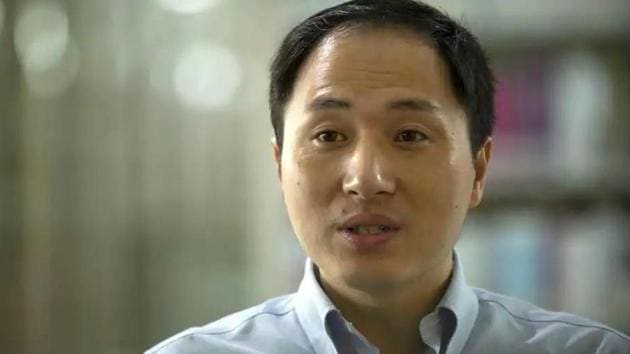 Scientist He Jiankui said in November that he used a gene-editing technology known as CRISPR-Cas9 to alter the embryonic genes of twin girls born that month, sparking an international outcry about the ethics and safety of such research.(AP Photo)