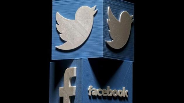 Russia’s media watchdog Roskomnadzor launched “administrative proceedings” Monday against US social media giants Facebook and Twitter.(REUTERS)