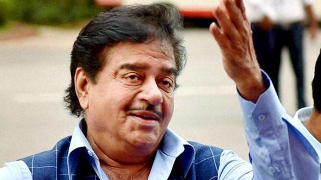 BJP MP Shatrughan Sinha during the monsoon session of Parliament. (PTI File Photo)