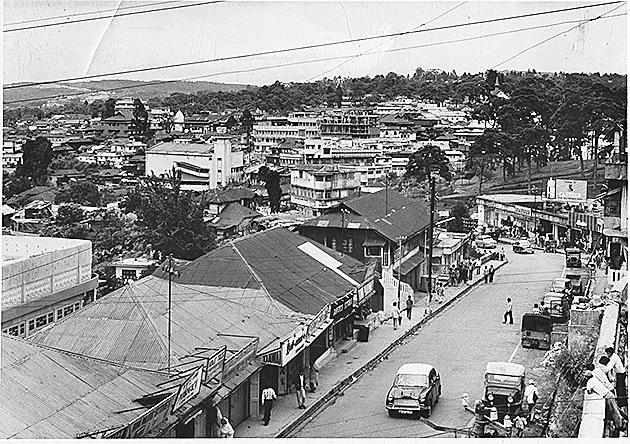 View of Shillong in the early 1990s. (HT Photo) View of Shillong in the early 1990s. (HT Photo)