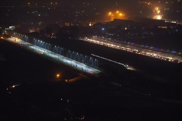 An aerial view of Delhi NCR. South Delhi has seen rise in the number of thefts. (Virendra Singh Gosain/HT PHOTO) An aerial view of Delhi NCR. South Delhi has seen rise in the number of thefts. (Virendra Singh Gosain/HT PHOTO)