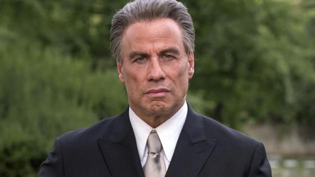 John Travolta as the mobster John Gotti in a still from Gotti.