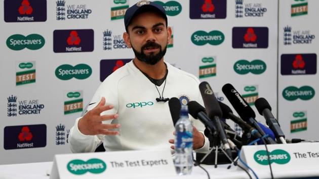 Virat Kohli on Tuesday became the first cricketer in history to win the Sir Garfield Sobers Trophy for ICC Cricketer of the Year, the ICC Men’s Test Player of the Year and the ICC ODI Player of the Year awards. Kohli scored 1,322 runs at an average of 55.08 in 13 Tests with five hundreds while in 14 ODIs he scored 1202 runs at an average of 133.55 with six centuries. He also scored 211 runs in 10 T20Is. (REUTERS File) Virat Kohli on Tuesday became the first cricketer in history to win the Sir Garfield Sobers Trophy for ICC Cricketer of the Year, the ICC Men’s Test Player of the Year and the ICC ODI Player of the Year awards. Kohli scored 1,322 runs at an average of 55.08 in 13 Tests with five hundreds while in 14 ODIs he scored 1202 runs at an average of 133.55 with six centuries. He also scored 211 runs in 10 T20Is. (REUTERS File)