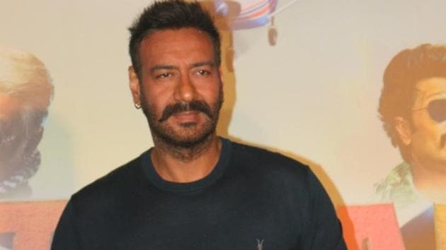 Actor Ajay Devgn at the trailer launch of upcoming film Total Dhamaal in Mumbai.(IANS)