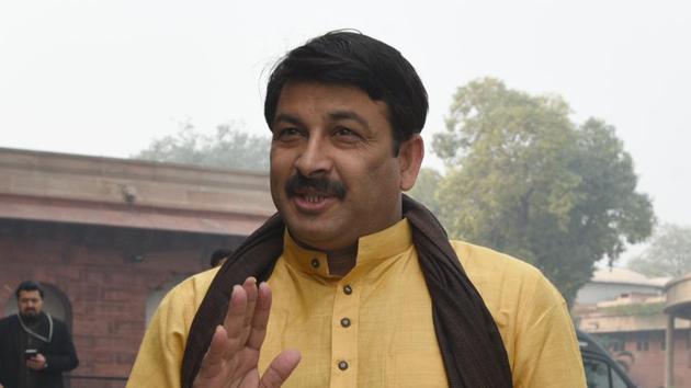 A delegation of BJP leaders — including state unit chief Manoj Tiwari (in photo) met the chief election commissioner on January 21, 2019, with a request to derecognise the Aam Aadmi Party. (Sonu Mehta/HT File) A delegation of BJP leaders — including state unit chief Manoj Tiwari (in photo) met the chief election commissioner on January 21, 2019, with a request to derecognise the Aam Aadmi Party. (Sonu Mehta/HT File)