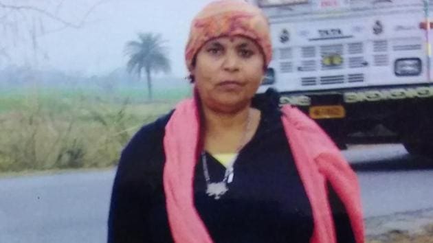 Kranti Devi (in photo) was a sanitation worker at Delhi’s IGI airport. She and her husband were walking on a dark stretch near the Dhaula Kuan Metro station when a crane ran over her.(Photo sourced)