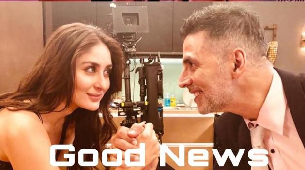 Akshay Kumar shared this picture on the first day of shoot on the sets of Good News.