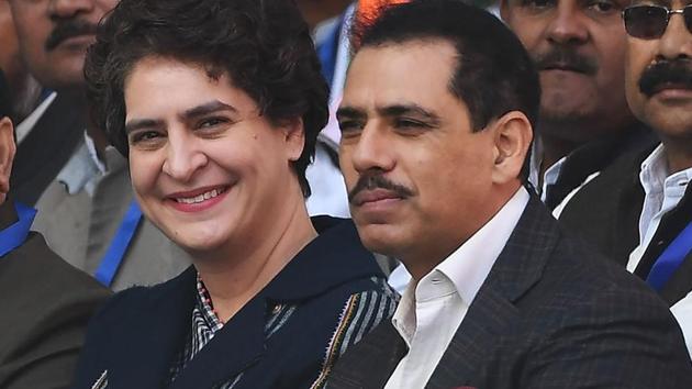 Priyanka Gandhi Vadra’s husband Robert Vadra has congratulated her after she was appointed the general secretary of the Congress party in eastern Uttar Pradesh.(AFP File Photo)