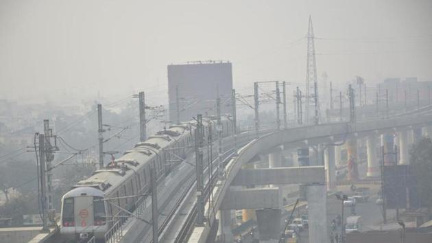 This would be the second metro line in Ghaziabad and the first metro link connecting the interiors of the city.(HT Photo)