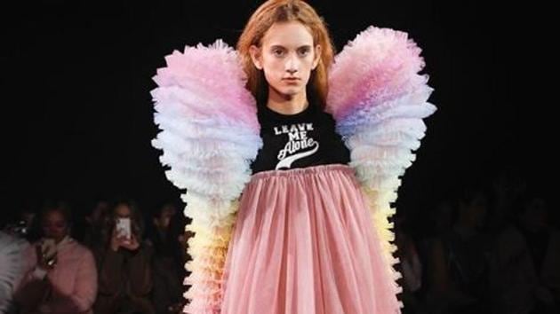 On Wednesday this week, Viktor & Rolf showcased their latest spring-summer 2019 haute couture collection in Paris and getting noticed wasn’t an issue even for a second as the collection was class with sass.(Viktor & Rolf Instagram)