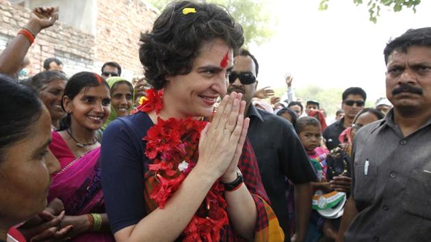 A large number of Congress leaders have demanded over the years that Priyanka Gandhi take the plunge into active politics.(HT Photo)