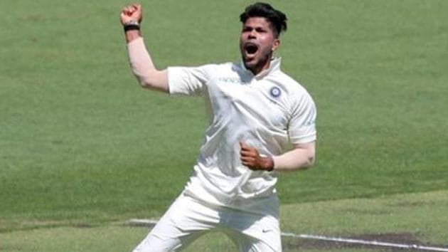 India's Umesh Yadav celebrates after dismissing Australia's Usman Khawaja. (REUTERS) India's Umesh Yadav celebrates after dismissing Australia's Usman Khawaja. (REUTERS)