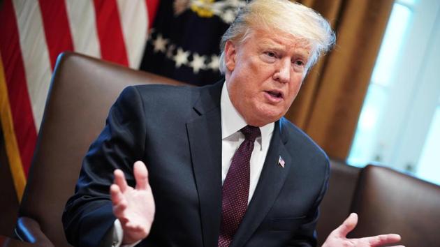 US President Donald Trump speaks during a roundtable meeting with conservative leaders at the White House on January 23, 2019, to discuss the security and humanitarian crisis at the southern border.(AFP)