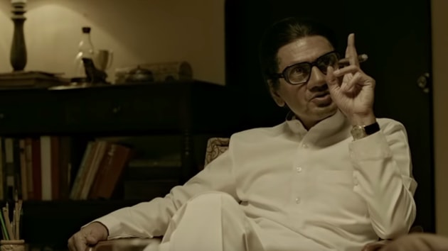 Thackeray movie review: Nawazuddin Siddiqui plays Thackeray like one of his gangsters.