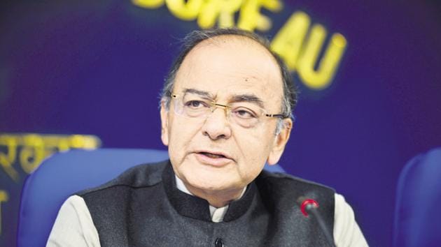 18 January, 2017, New Delhi : Finance Minister Arun Jaitley during a press conference regarding Cabinet's decision on listing PSU insurers, at PIB, in New Delhi. Photo By Pradeep Gaur/ Mint (Pradeep Gaur/ Mint) 18 January, 2017, New Delhi : Finance Minister Arun Jaitley during a press conference regarding Cabinet's decision on listing PSU insurers, at PIB, in New Delhi. Photo By Pradeep Gaur/ Mint (Pradeep Gaur/ Mint)