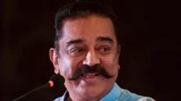 Makkal Needhi Maiam (MNM) President Kamal Haasan at a conference in Chennai in October last year. (PTI) Makkal Needhi Maiam (MNM) President Kamal Haasan at a conference in Chennai in October last year. (PTI)