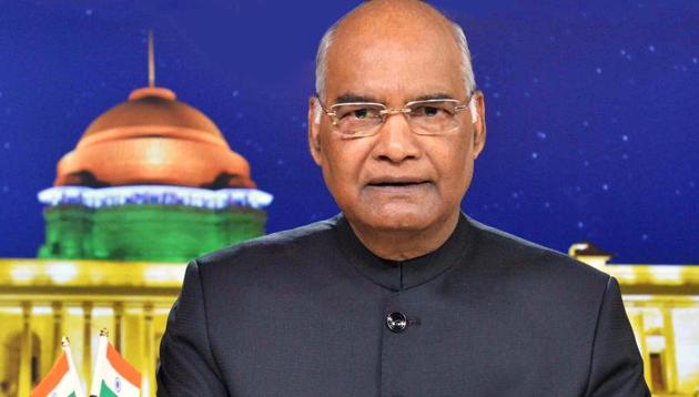 President of India Ram Nath Kovind addressed the nation on the Eve of 70th Republic Day at Rashtrapati Bhavan, in New Delhi on Friday. (ANI) President of India Ram Nath Kovind addressed the nation on the Eve of 70th Republic Day at Rashtrapati Bhavan, in New Delhi on Friday. (ANI)