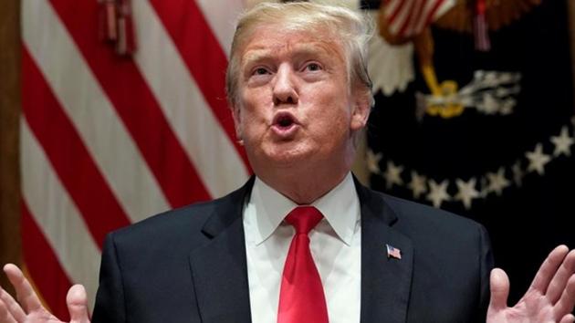 US President Donald Trump speaks after competing measures to end the partial U.S. government shutdown fell short in the Senate, in the Cabinet Room of the White House in Washington, US on January 24. (REUTERS) US President Donald Trump speaks after competing measures to end the partial U.S. government shutdown fell short in the Senate, in the Cabinet Room of the White House in Washington, US on January 24. (REUTERS)