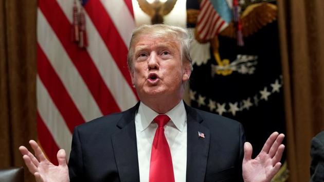 Trump’s climbdown marks a pitched battle with Speaker of the House, Nancy Pelosi.(Reuters) Trump’s climbdown marks a pitched battle with Speaker of the House, Nancy Pelosi.(Reuters)