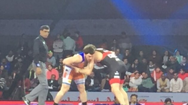 Haryana Hammers beat Punjab Royals 41-25 in the Pro Wrestling League.(Twitter)