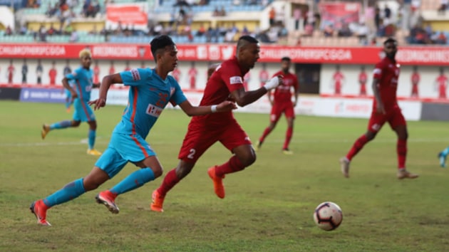 Churchill Brothers beat Indian Arrows 2-1 in their I-League clash at the Tilak Maidan in Goa on Saturday.(Twitter)