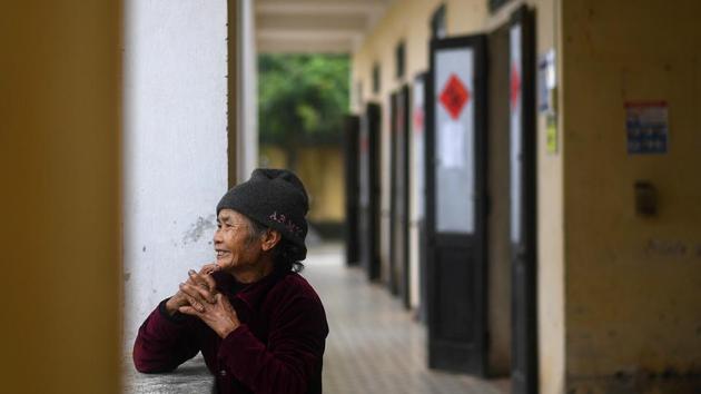 A leprosy survivor standing outside a room at the hospice. Some, like Hoa, have found companions in the centre. “It’s a source of encouragement and motivation and they can have a happier and better life,” said Nguyen Thi Thai, deputy director of the hospital where both her parents were once treated for leprosy. (Manan Vatsyayana / AFP) A leprosy survivor standing outside a room at the hospice. Some, like Hoa, have found companions in the centre. “It’s a source of encouragement and motivation and they can have a happier and better life,” said Nguyen Thi Thai, deputy director of the hospital where both her parents were once treated for leprosy. (Manan Vatsyayana / AFP)