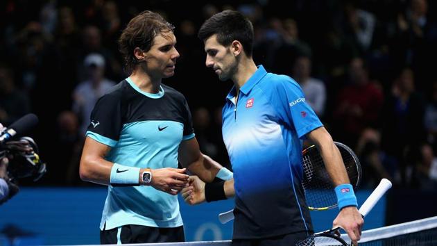 File image of Rafael Nadal (L) and Novak Djokovic.(Getty Images)