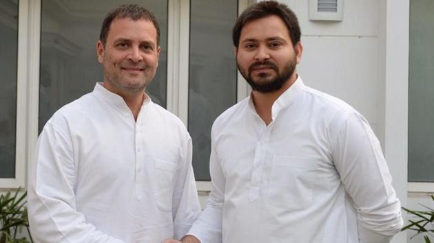 Congress president Rahul Gandhi has all the qualities to make a good prime minister, RJD leader Tejashwi Yadav has said. (HT File Photo) Congress president Rahul Gandhi has all the qualities to make a good prime minister, RJD leader Tejashwi Yadav has said. (HT File Photo)