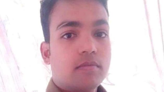 Constable Harsh Chaudhary, resident of Hathras district, joined the police force in 2016.(HT photo) Constable Harsh Chaudhary, resident of Hathras district, joined the police force in 2016.(HT photo)