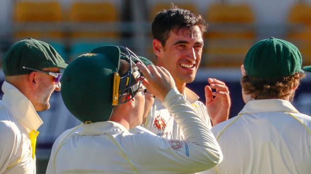 Mitchell Starc has struggled in the recent Tests.(AFP)