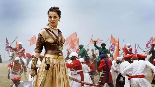 Kangana Ranaut in a picture from Manikarnika: The Queen of Jhansi.
