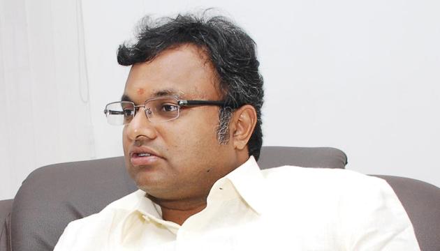 Karti Chidambaram is currently out on bail in the INX media case.(HT PHOTO)