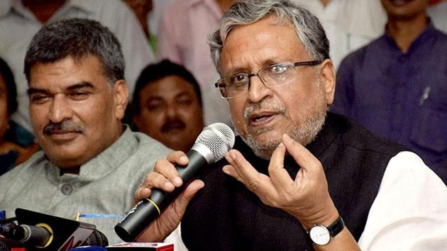 Bihar deputy chief minister and senior BJP leader Sushil Kumar Modi on Sunday said an election is “not a beauty contest” and people will cast their vote on the basis of past performance.(HT Photo/AP File Dube)