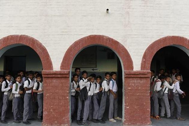 The walls in the classrooms and verandas had red stains caused by betel spitting, some toilets at the school had no doors, no books were issued from the library since September last year, the report said.(Picture for representation) The walls in the classrooms and verandas had red stains caused by betel spitting, some toilets at the school had no doors, no books were issued from the library since September last year, the report said.(Picture for representation)