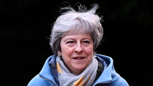 Britain's Prime Minister Theresa May Brexit deal will be debated and voted on today in the British Parliament.(REUTERS)